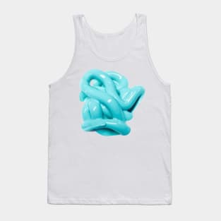 Turquoise Squirt Tank Top